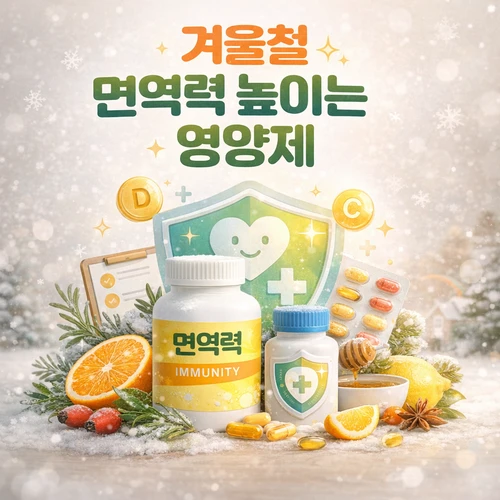 겨울철 면역력 높이는 영양제