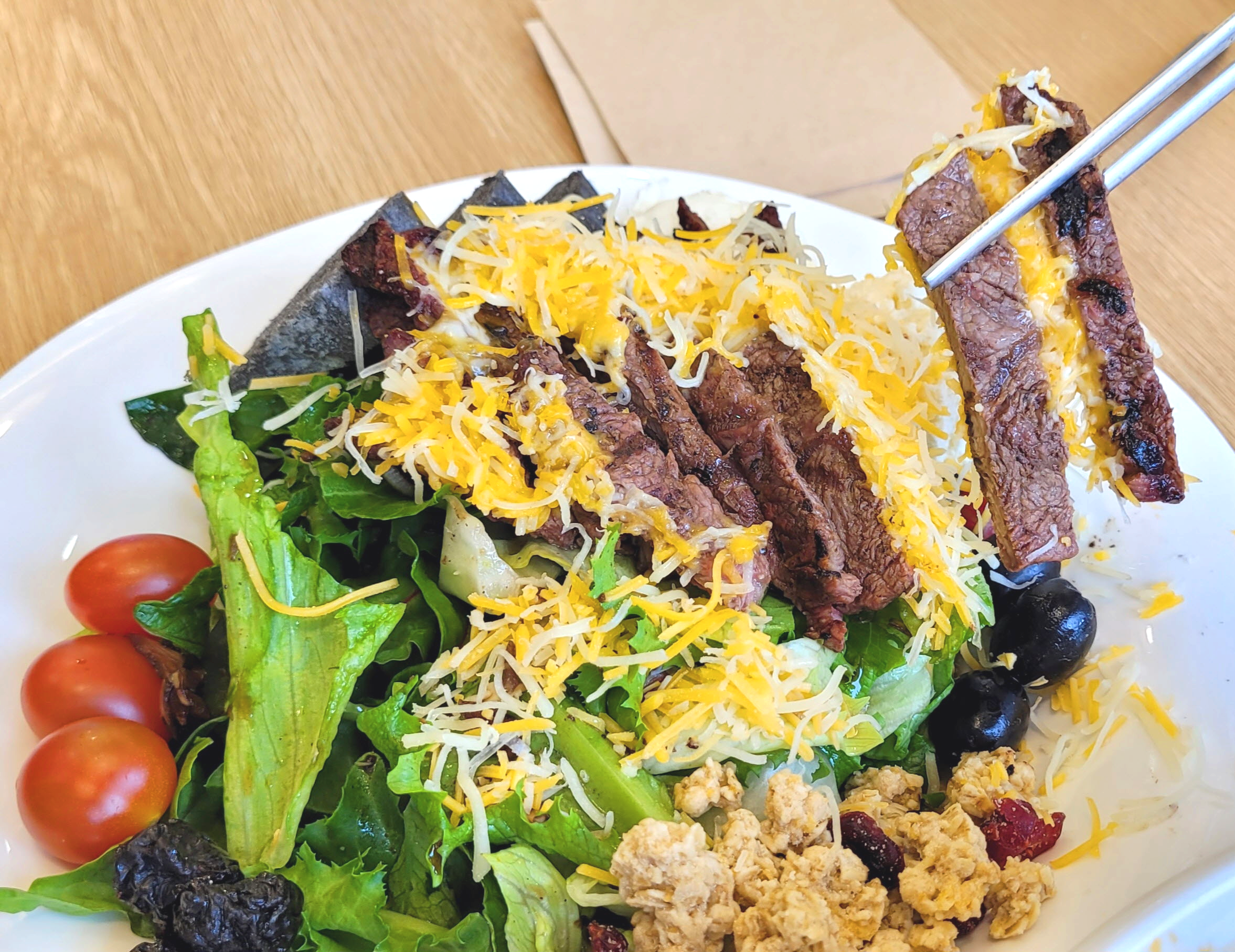 샐러드 스테이크