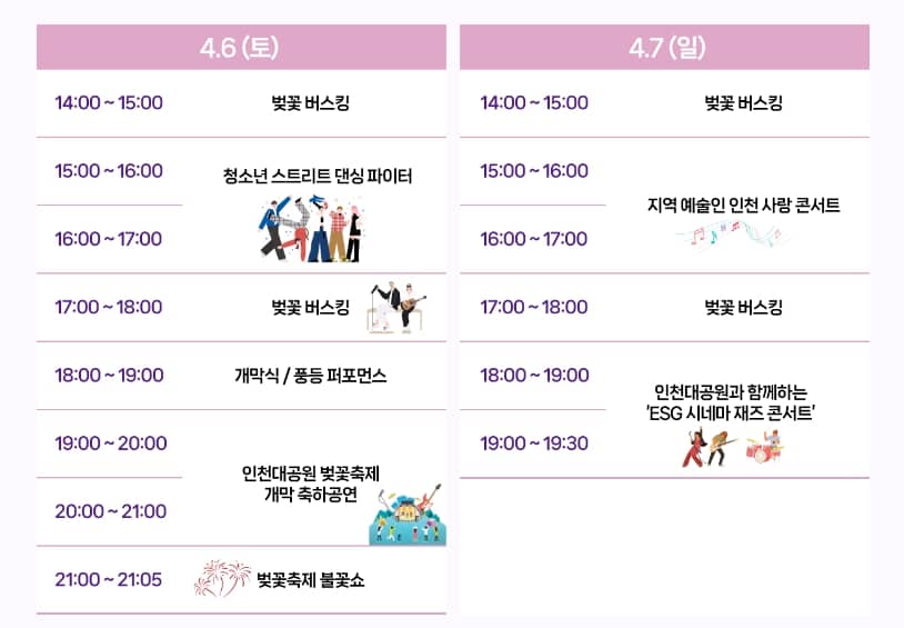 벚꽃축제 봄꽃축제