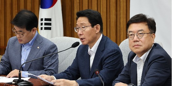 국민의힘 김상훈 정책위의장 , 더불어민주당은 괴담선동정치를 하고있다며 비판