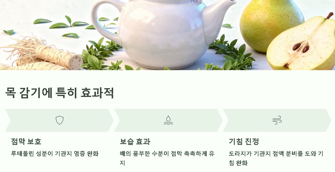 감기에 좋은 차