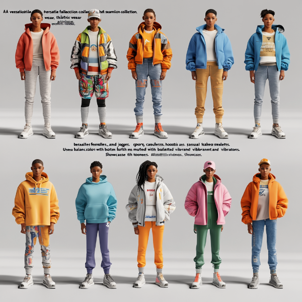 운동복과 캐주얼 조화