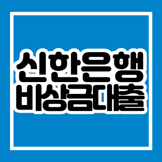 신한은행비상금대출