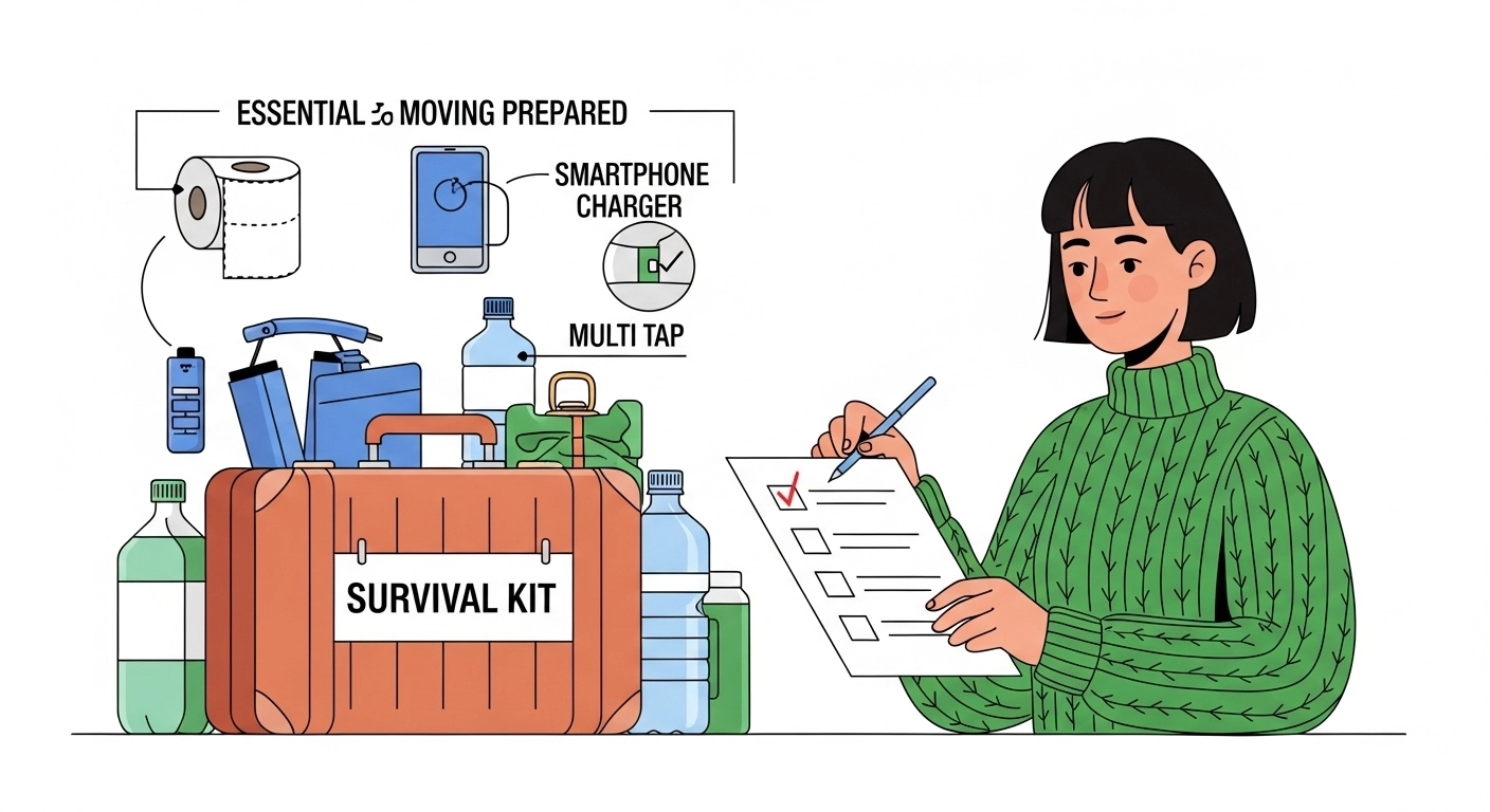 이삿날 밤, 편의점에서 비싸게 사지 마세요! 자취 고수의 이사 필수품 체크리스트