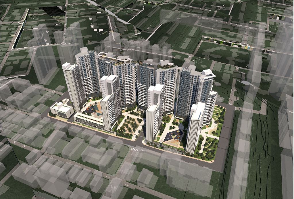 방배 아크로 리츠 카운티 조감도