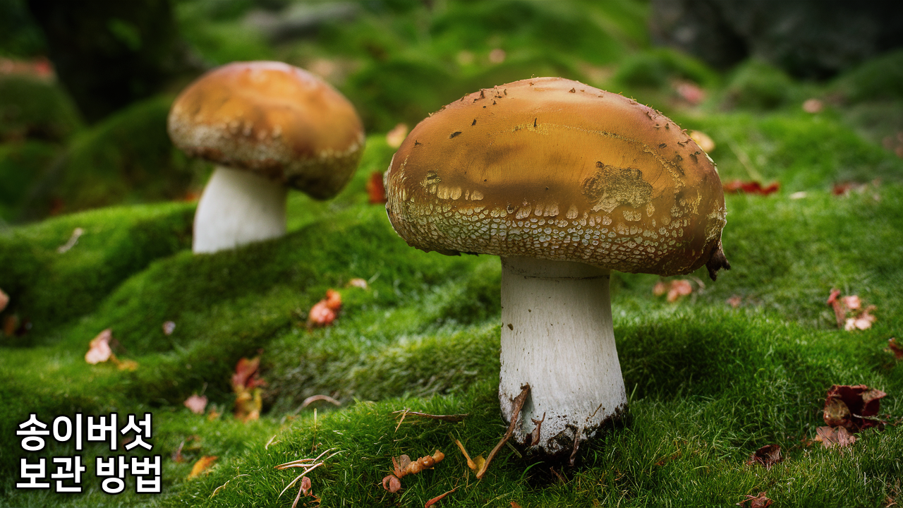 송이버섯 보관 방법 + 랩과 냉동으로 싱싱하게 하는 이유