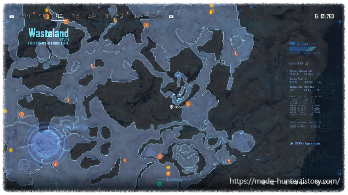 즐거운 나비 가는길 지도