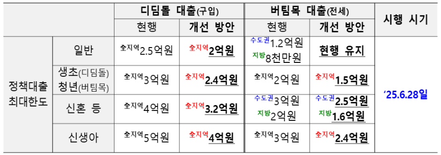 정책대출축소