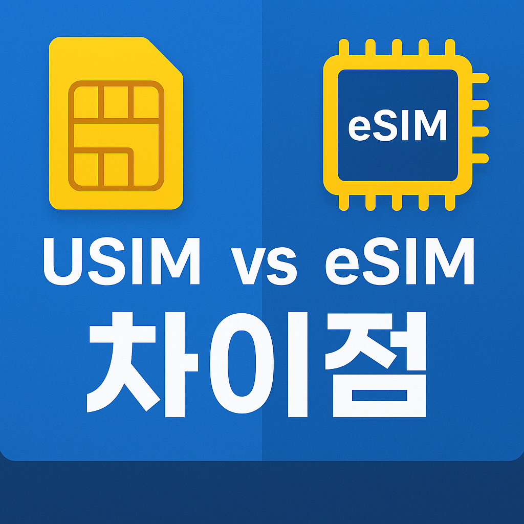 유심(USIM) vs eSIM