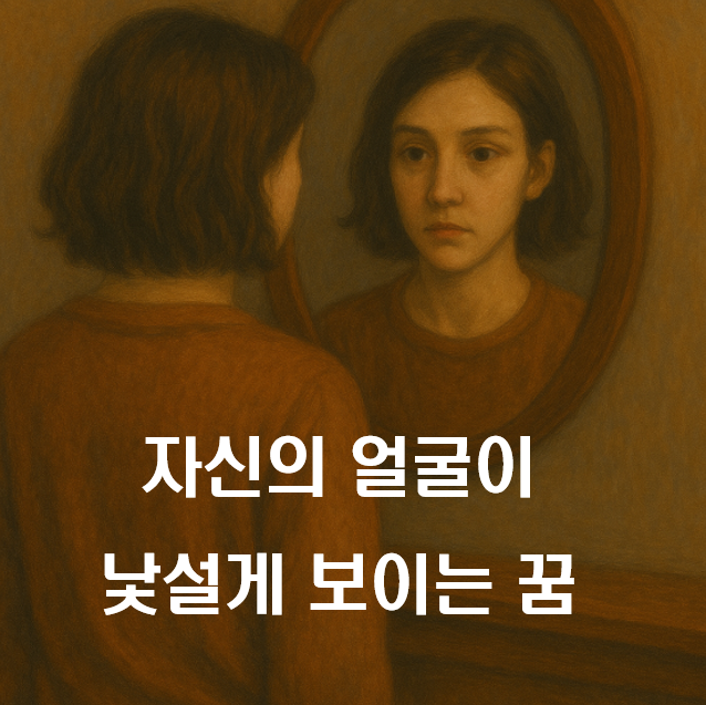 자신의 얼굴이 낯설게 보이는 꿈
