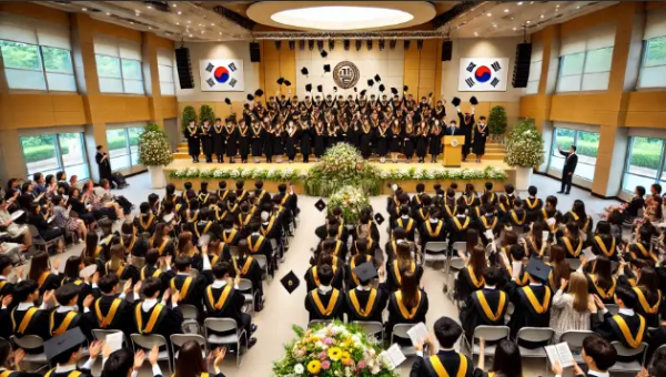 졸업색-학생들