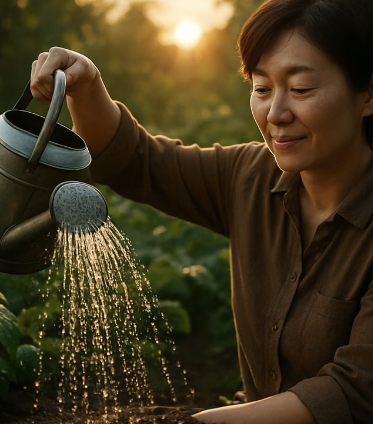물을 사랑하는 신사