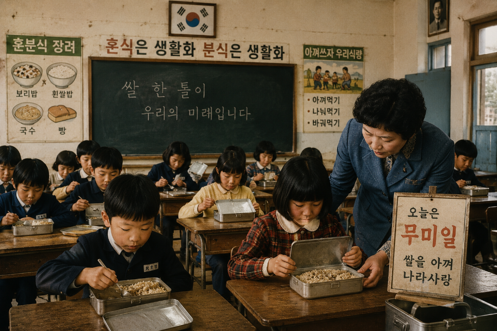 쌀을 아끼기 위해 시작된 혼분식 장려운동