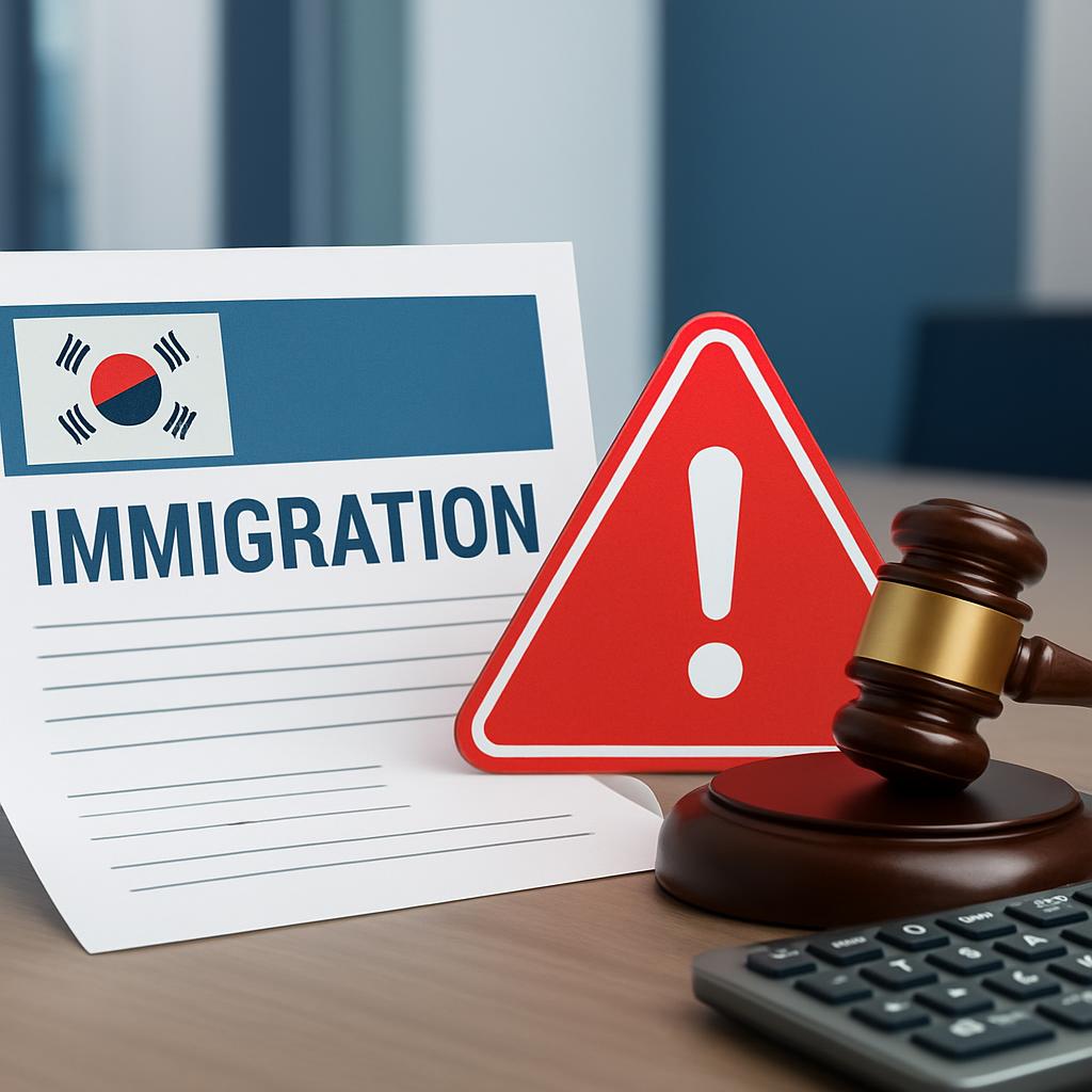 한국 출입국 범칙금&middot;과태료 총정리
