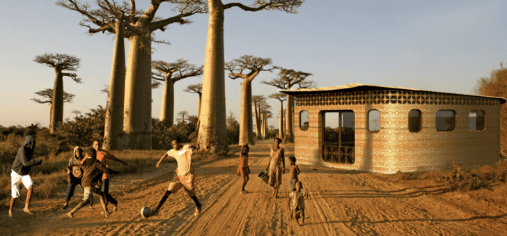 마다가스카르에 지어질 3D 프린팅으로 만들어지는 학교의 모습