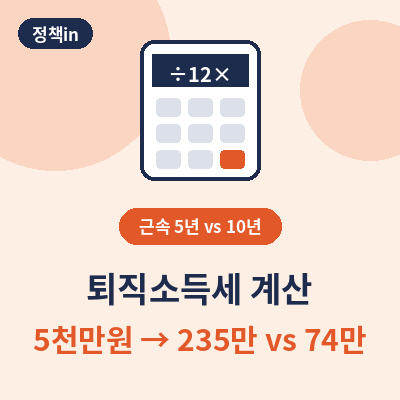 퇴직소득세 계산방법 썸네일