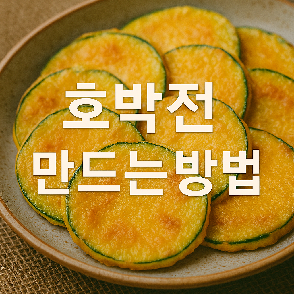 호박전 만드는방법