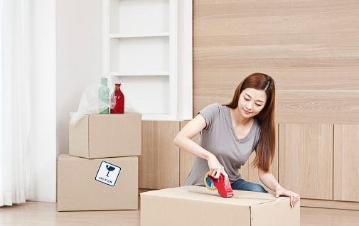 셀프이사짐싸는사진