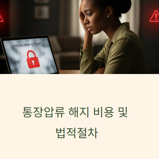 통장압류 해지 비용