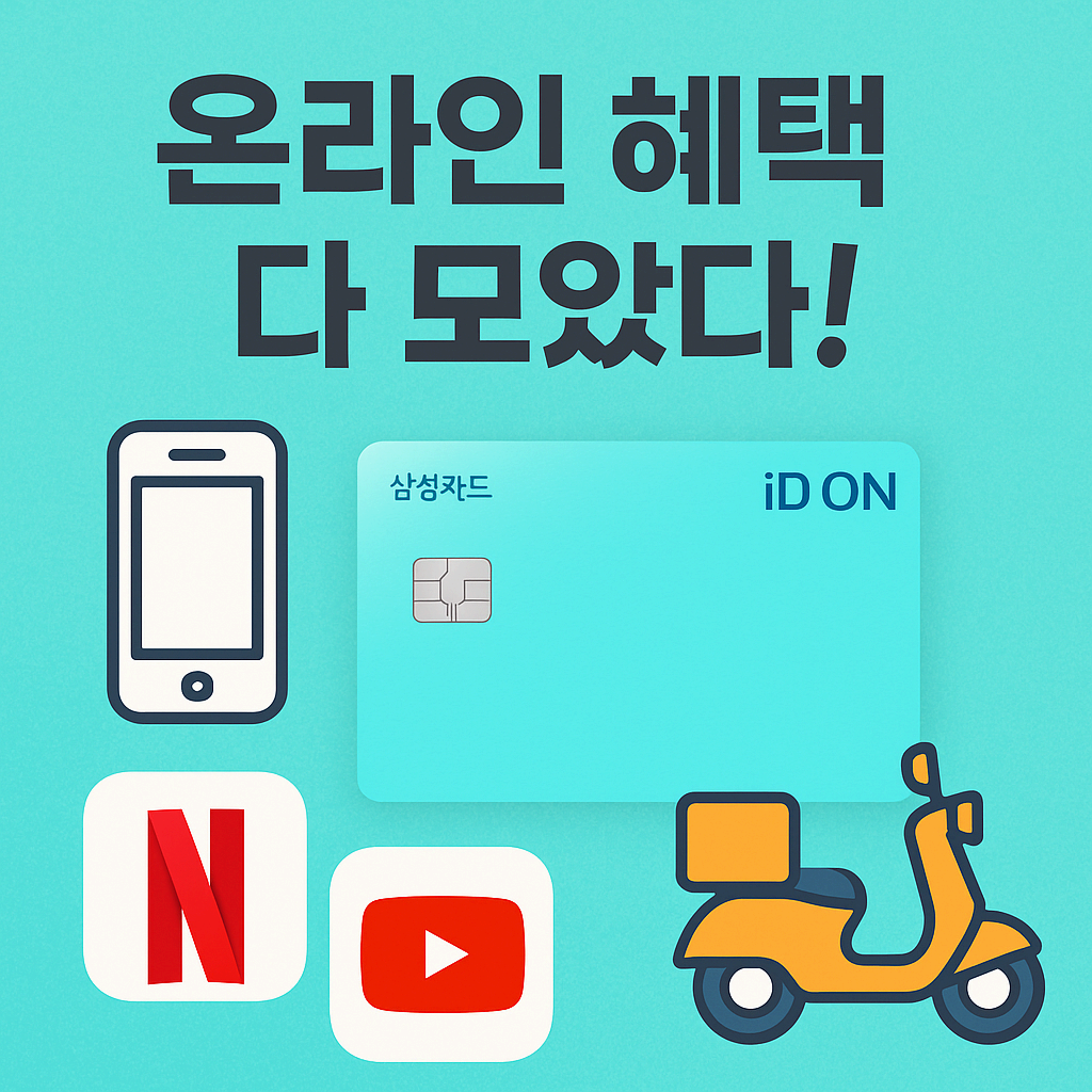 💳 삼성 iD ON 카드 혜택 총정리 – 나에게 맞는 맞춤형 카드일까?