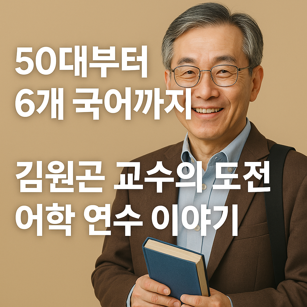 50대 6개국어 김원곤 교수