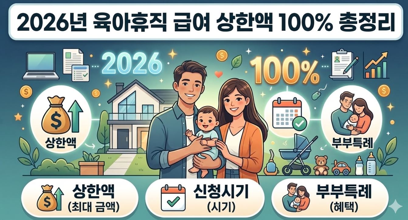 2026년 육아휴직 급여 총정리 포스팅 사진