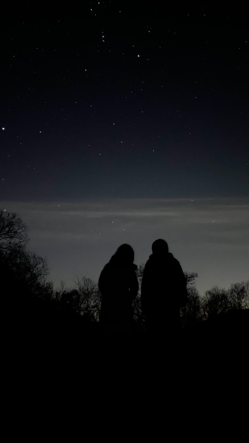 인물배경으로 한 별빛사진5