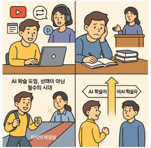 AI활용자와 비활용자의 지식 격차