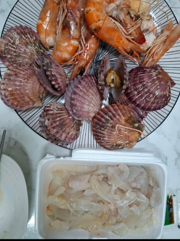 자연산-대하-태안-백사장시장