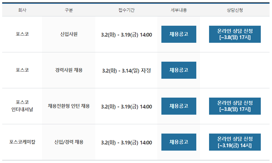 포스코 채용2