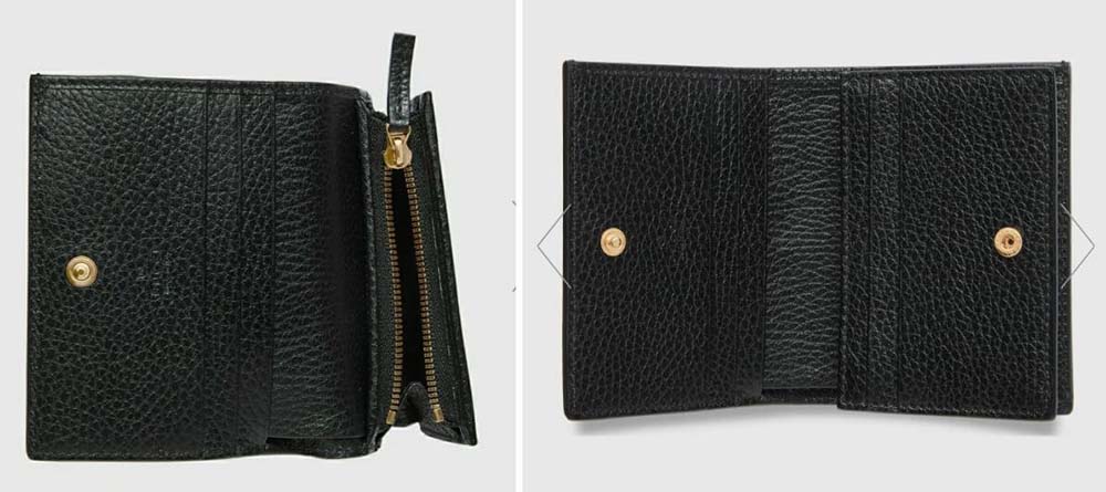 구찌 카드지갑 내부