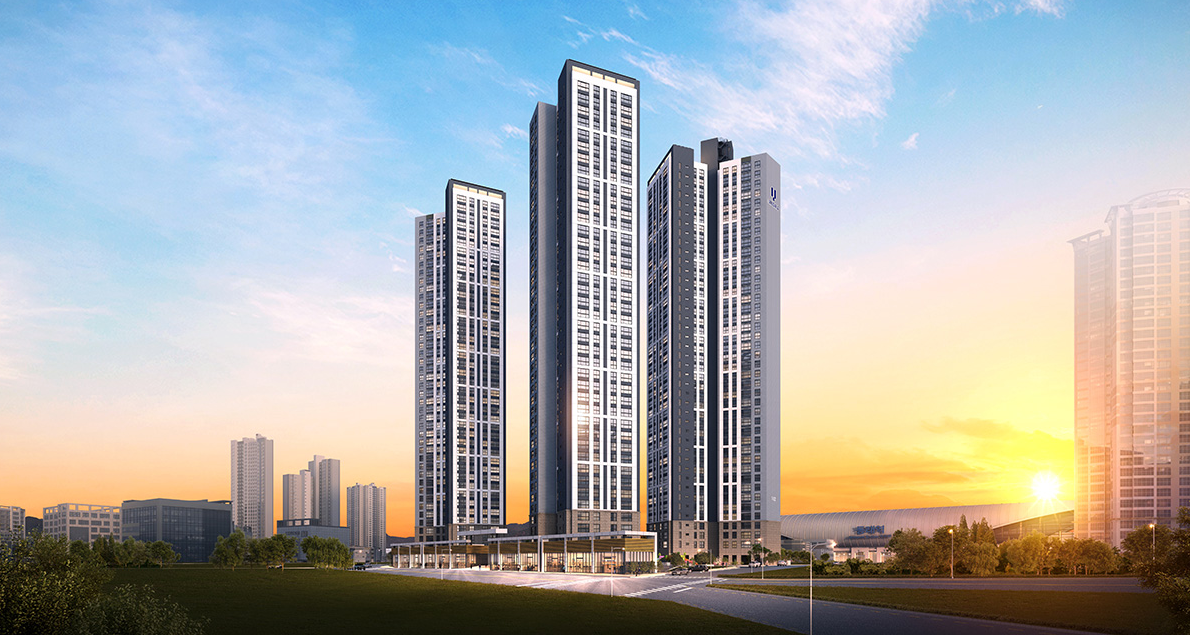 동래 반도 유보라 투시도