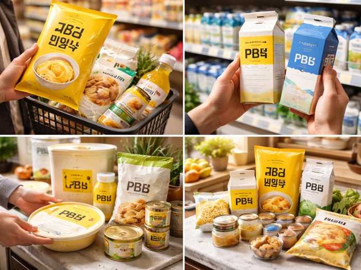 다양한 PB상품들