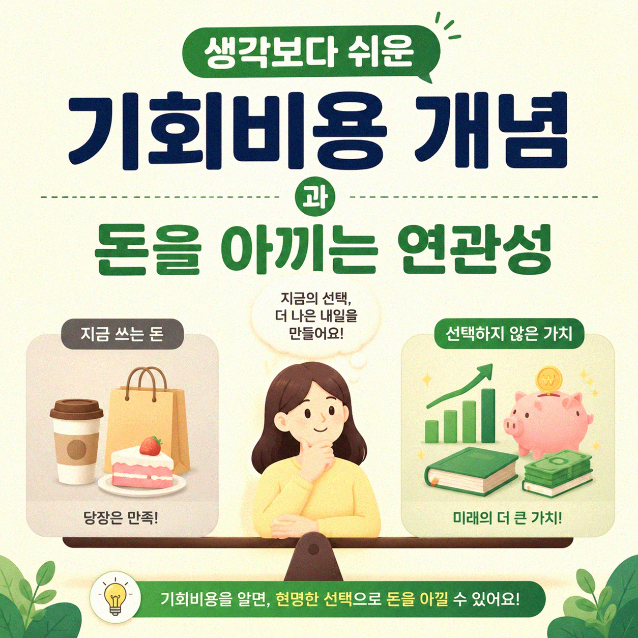 기회비용 따지는 습관, 돈을 절약하는 의외의 방법