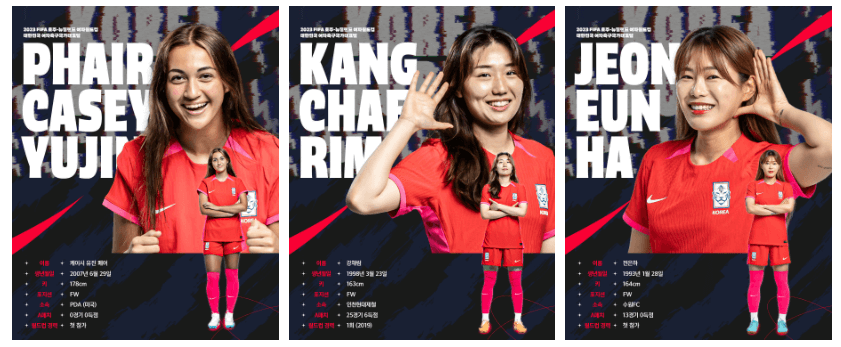 여자대표팀-선수-엔트리