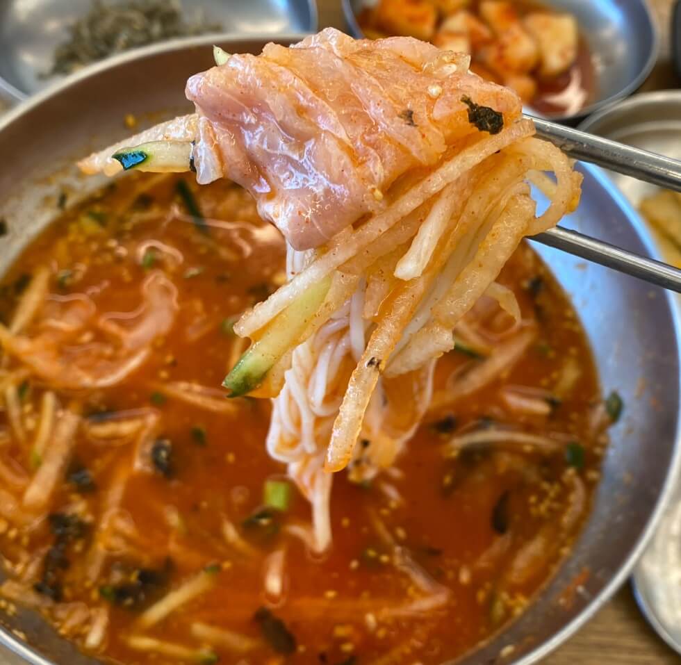 오늘N 2512회 할매식당 광어와 육수의 은밀한 밀회 편 포항 물회맛집 환여횟집