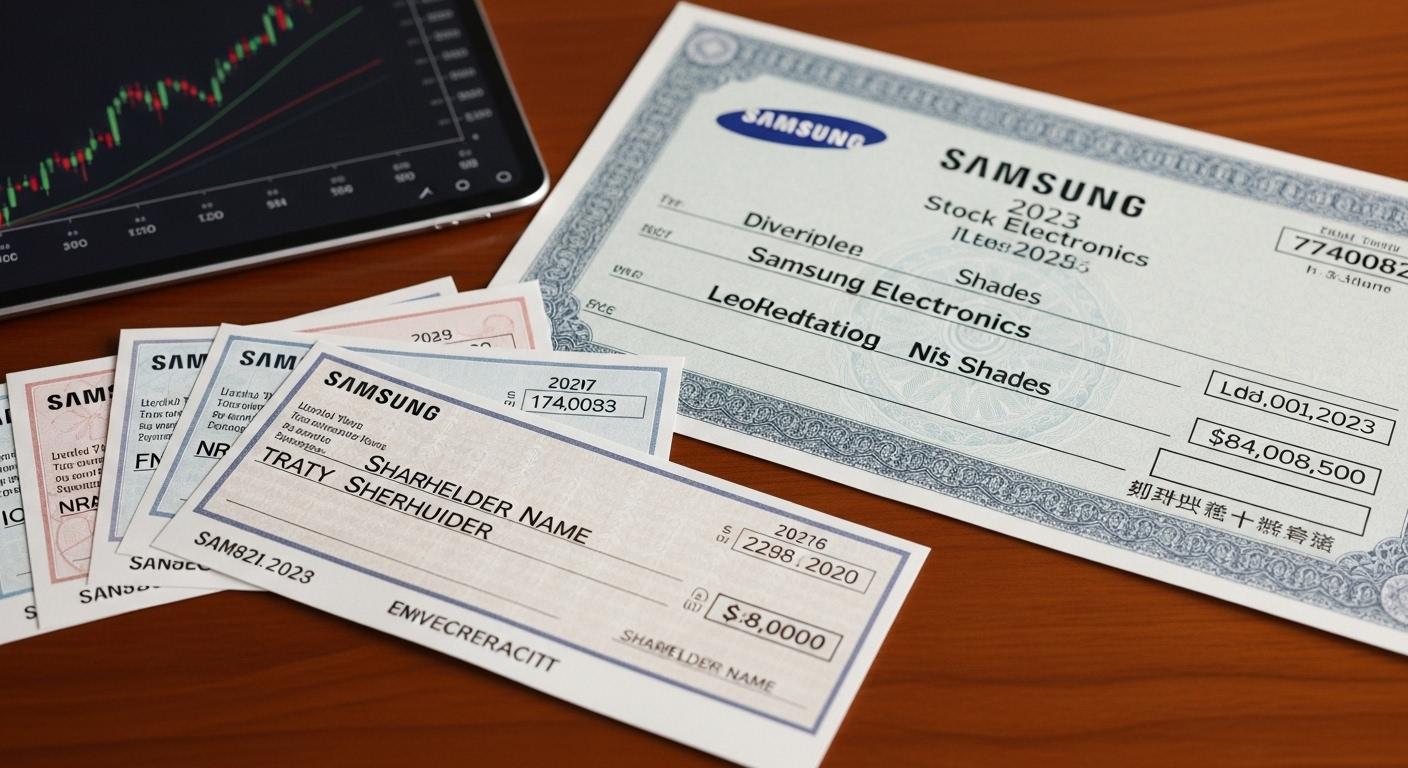 삼성전자 주가 배당금 금액