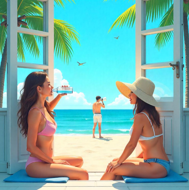 수분섭취, 그늘 휴식