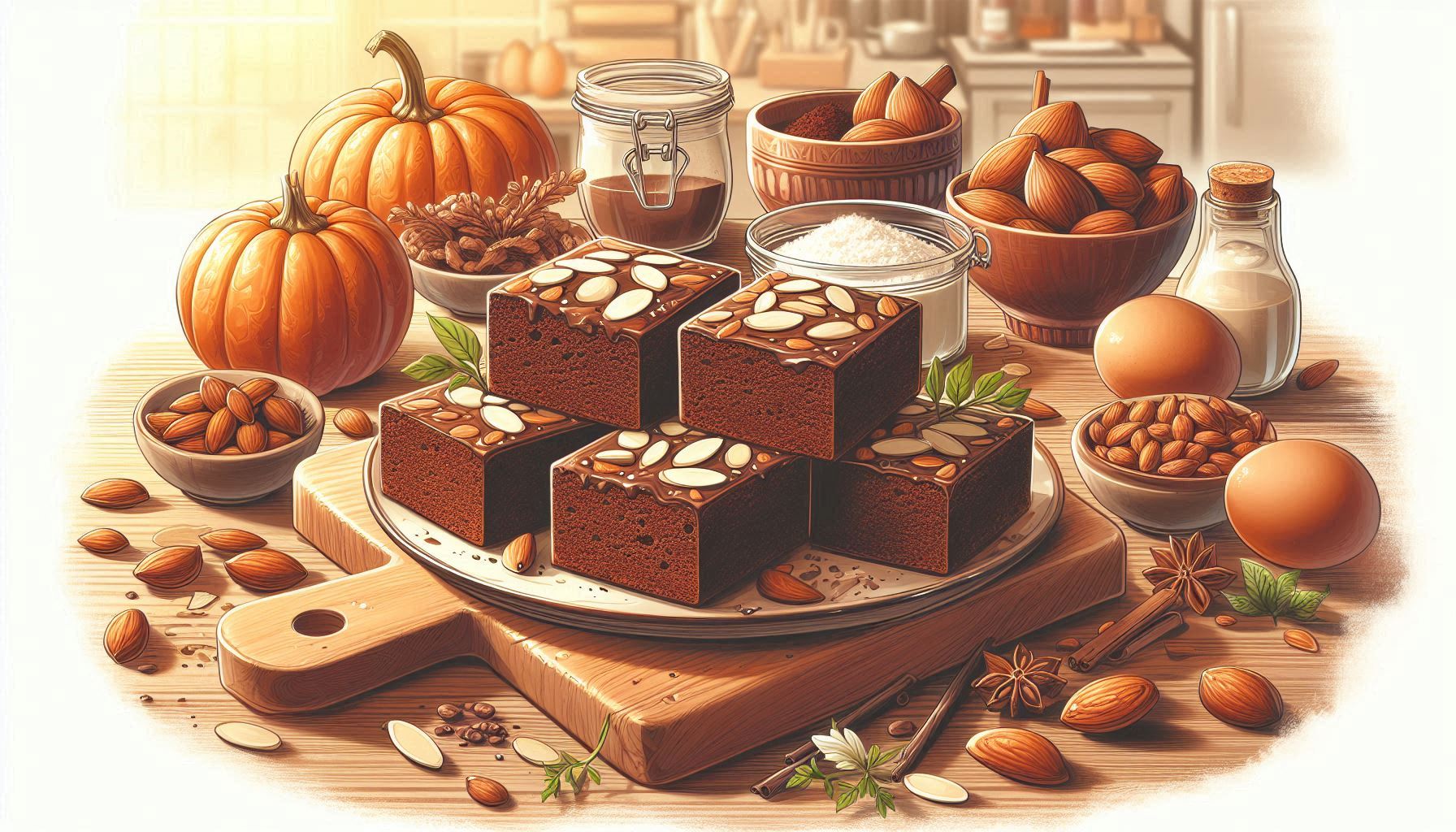 단호박 브라우니