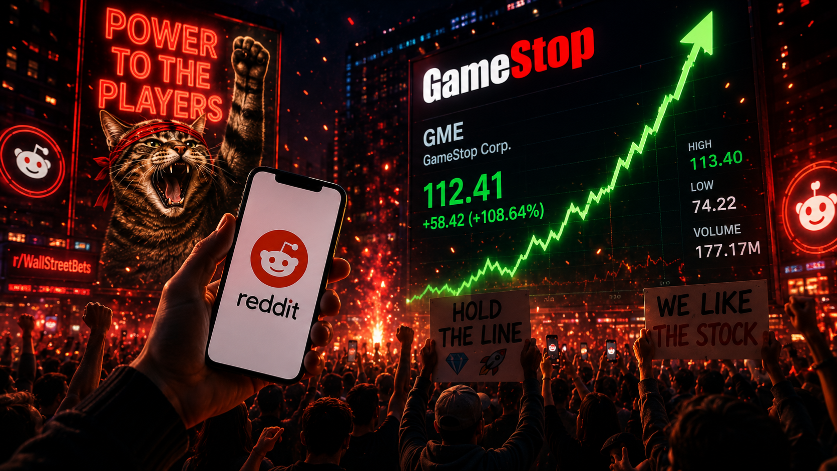 Reddit meme stock frenzy