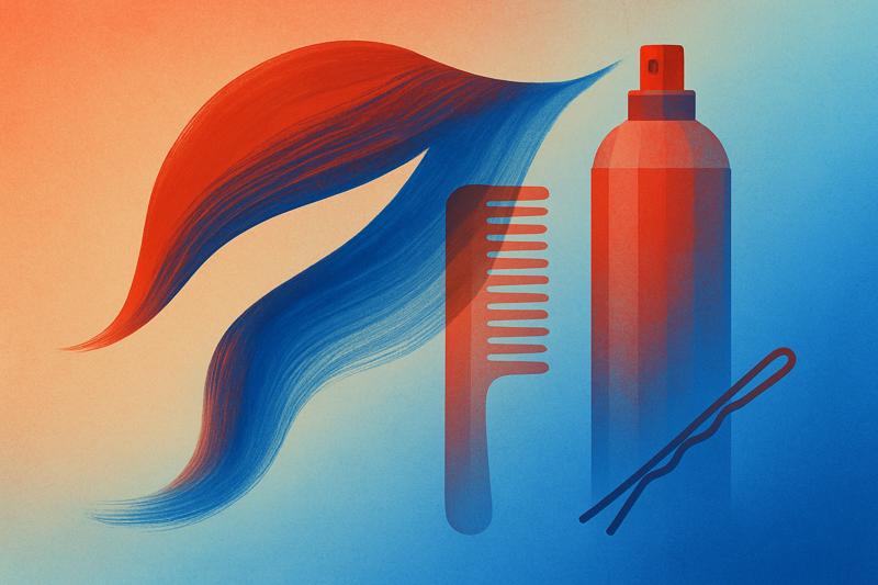 앞머리 고정이 안 되는 날, 스프레이 탓만은 아니더라고요