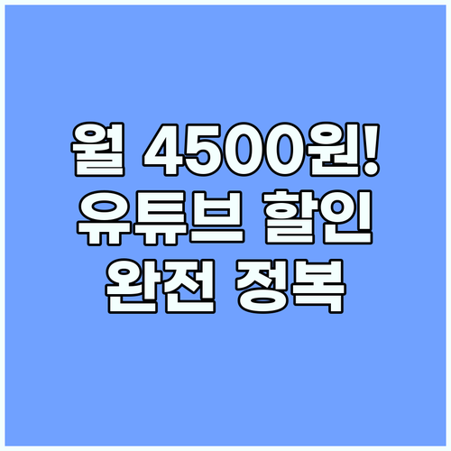 유튜브 프리미엄 겜스고 활용해서 월 ..