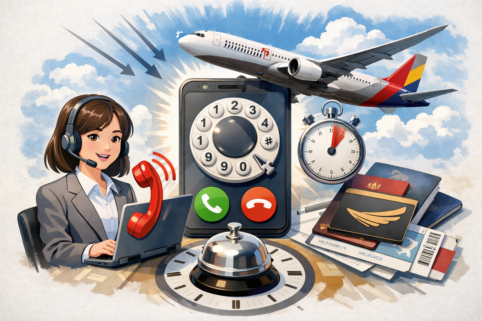아시아나 마일리지 고객센터 전화번호 총정리|상담원·상담사 빠르게 연결하는 방법 관련 사진