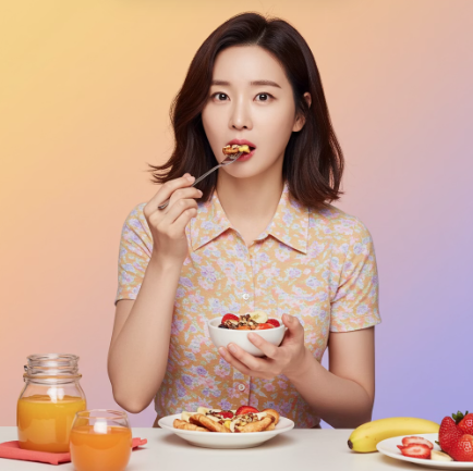 저혈압에 좋은 음식을 먹는 여성 3