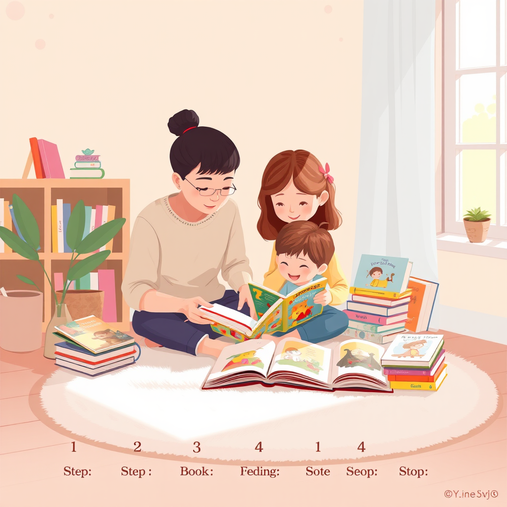 미취학 자녀의 독서 지도, 어떻게 시작할까? 단계별 독서 습관 만들기