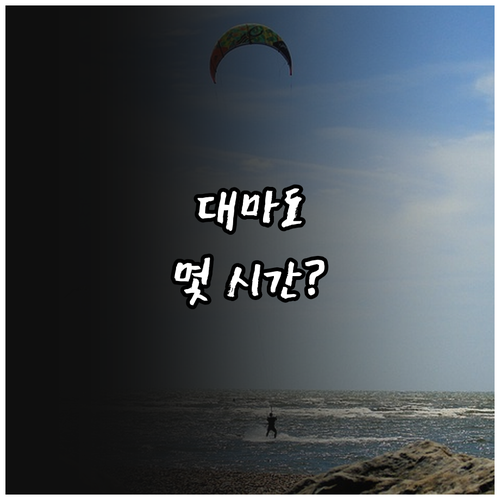 대마도 여행 준비 배편 탑승수속 몇 ..