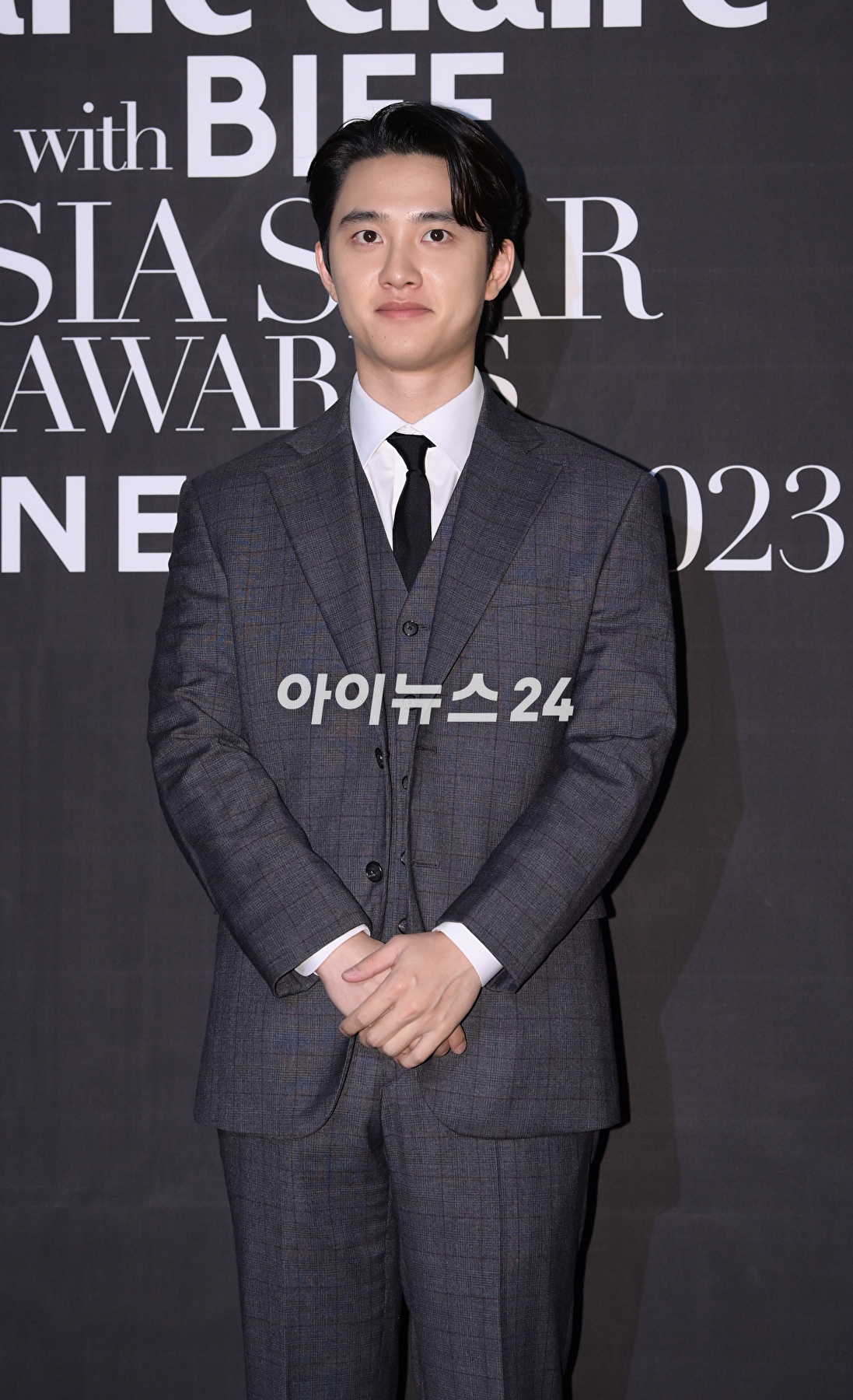 배우 도경수가 5일 오후 부산 해운대구 부산 파라다이스 호텔에서 열린 2023부산국제영화제(BIFF) 마리끌레르 아시아스타어워즈에 참석하고 있다. [사진=정소희 기자]