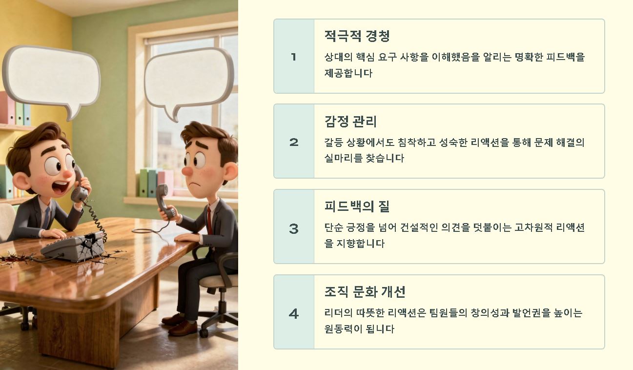리액션의 뜻