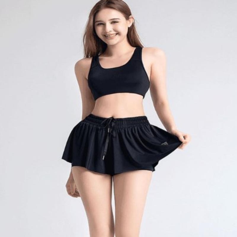 크롭운동복 여자헬스복 조깅복 여자 여름 실내 운동복 츄리닝 세트