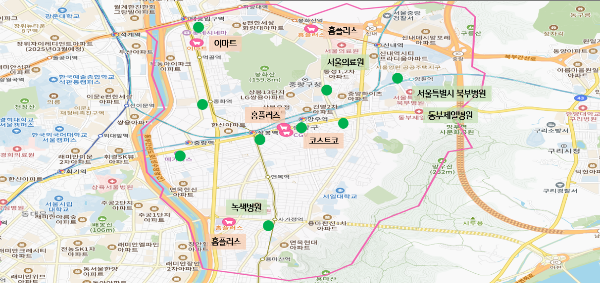 중랑구입지분석